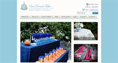 Desktop Screenshot of decorator-tablecloths.bestdressedtables.com